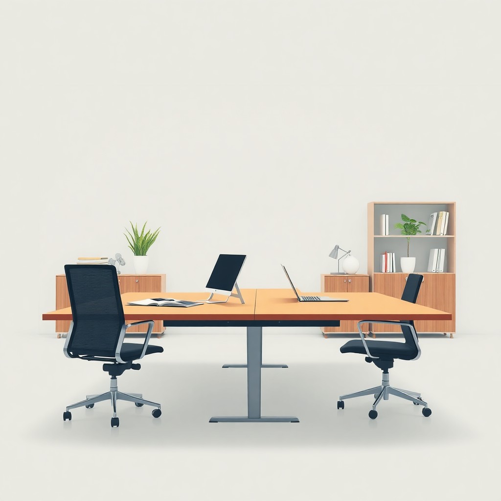 Mobiliario moderno ergonómico de auto referencia para oficinas profesionales